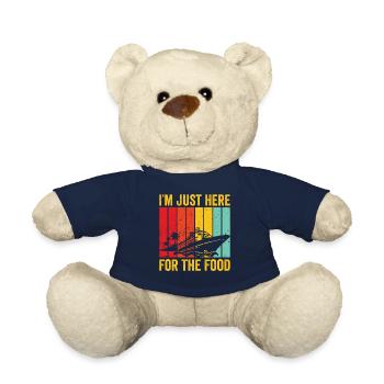 Funny Cruise Cruiser Cruise Ship Retro - Teddy Bear - french navy - Front