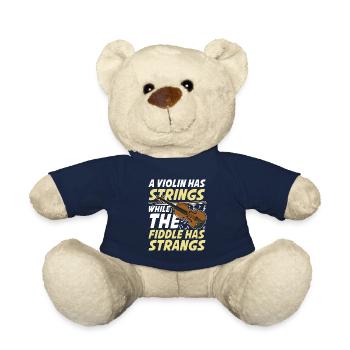 A Violin Has Strings While The Fiddle Has Strangs - Teddy - French Navy - Vorne