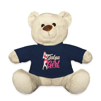 Salsa Girl Mama Mama Hobby Dance Danseuse Danser - Nounours - bleu marine - Devant