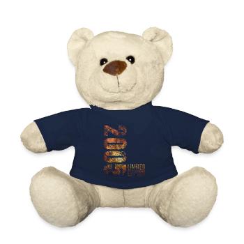 18th birthday of young girls, 2005, 18 - Teddy Bear - french navy - Front