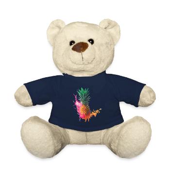 Farbenfrohe Ananas - Teddy - French Navy - Vorne