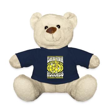 Banana Records Comic Character - Teddy Bear - french navy - Front