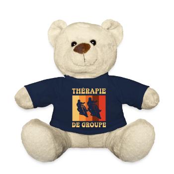 thérapie de groupe - Nounours - bleu marine - Devant