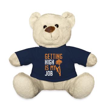 Hoch hinaus ist mein Job Baumpfleger Baumpfleger - Teddy - French Navy - Vorne