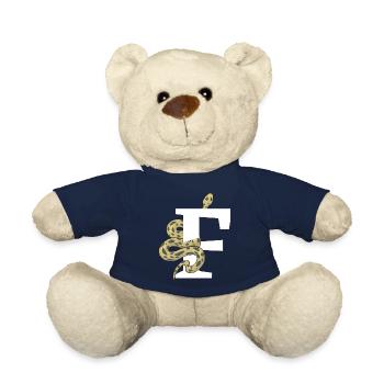 Buchstabe f Schlange - Teddy - French Navy - Vorne
