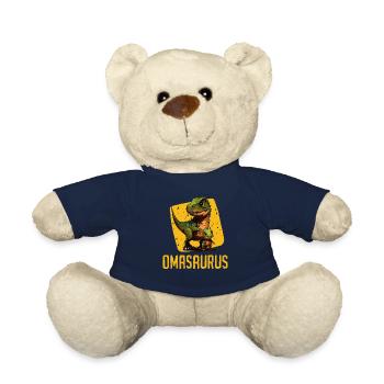 Omasaurus Dinosaurier Grandma Muttertag Granny - Teddy - French Navy - Vorne