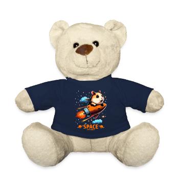 Space Hamster Hamster Lovers Space Design - Nounours - bleu marine - Devant