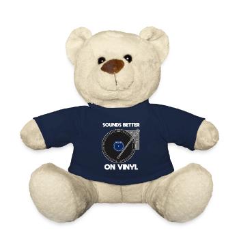 Sonne mieux sur le collectionneur de disques vinyles vinyles - Nounours - bleu marine - Devant