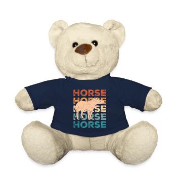 Ex Mormonen Tapir Pferd LDS Retro Exmo - Teddy - French Navy - Vorne