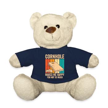 Drôle de Cornhole Retro - Nounours - bleu marine - Devant