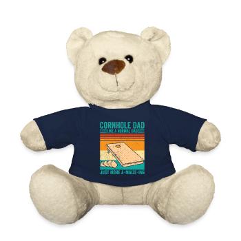 Drôle de Cornhole Retro - Nounours - bleu marine - Devant