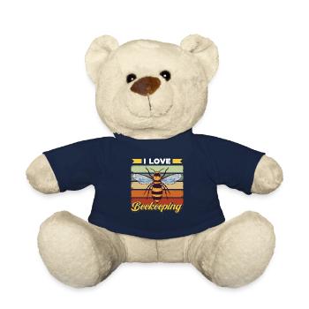 Ich Liebe Die Imkerei Imker Imkern Honigbiene - Teddy - French Navy - Vorne
