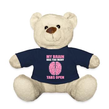My Brain Has Too Many Tabs Open Hyperaktiv - Teddy - French Navy - Vorne