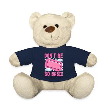 Soap Making, Soap Maker, Soapologist - Teddy Bear - french navy - Front