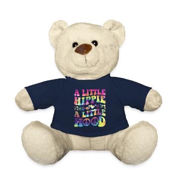 Tie dyeing peace - Teddy Bear - french navy - Front