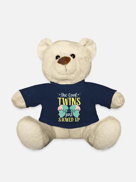 Les jumeaux cool viennent de faire surface de l’humour - Nounours - bleu marine