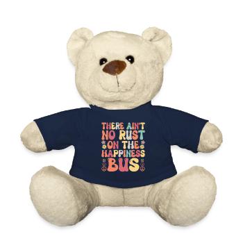 Hippie Frieden Freundlichkeit - Teddy - French Navy - Vorne