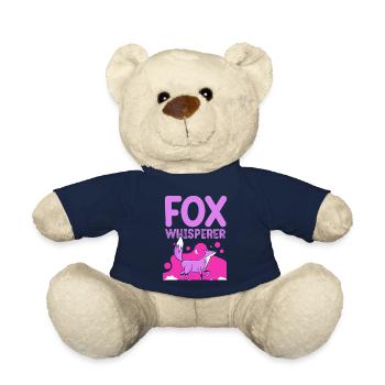 Fuchsflüsterer Fuchs Flüsterer Füchse Tier Sprüche - Teddy - French Navy - Vorne
