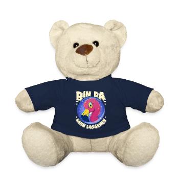 Fête Flamingo Je suis prêt à partir Femmes - Nounours - bleu marine - Devant