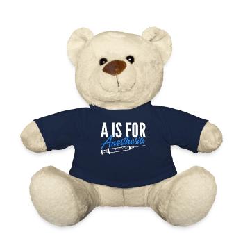 Anesthesiologist Anesthesiology - Teddy Bear - french navy - Front