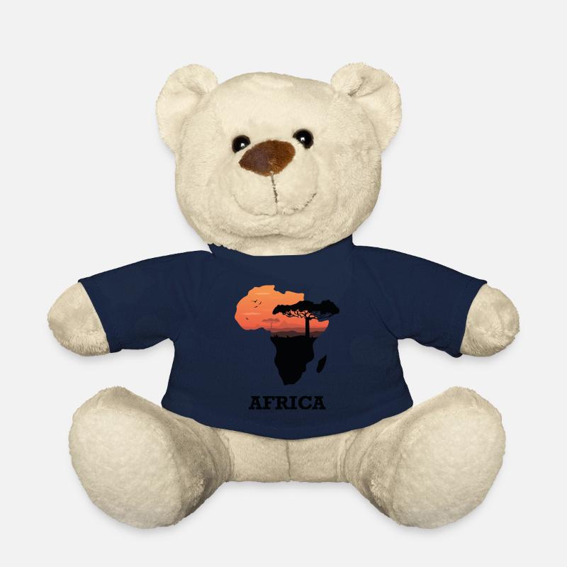 Karte Afrika - Teddy - French Navy