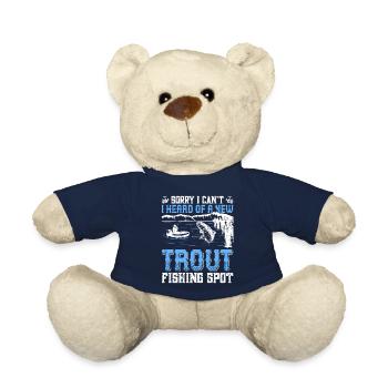 Funny Fishing Men Women - Teddy - French Navy - Vorne