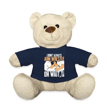 Arm wrestling arm wrestler - Teddy Bear - french navy - Front