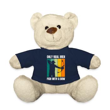 Bogenfischer Only real Men Fishing with a Bow - Teddy - French Navy - Vorne