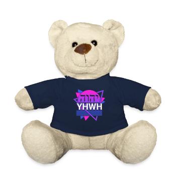 Yahweh Tetragrammaton Retro - Teddy Bear - french navy - Front