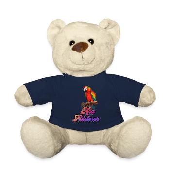 Ara Flüsterer Macaw Whisperer Papageien Fan - Teddy - French Navy - Vorne