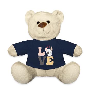 Bull Terrier Hund - Teddy - French Navy - Vorne