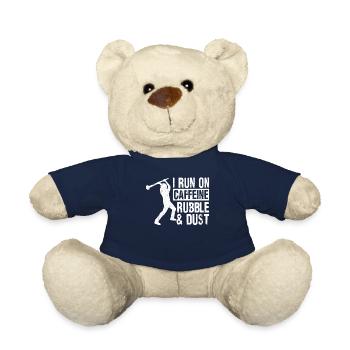 Fun day of house demolition - Teddy Bear - french navy - Front