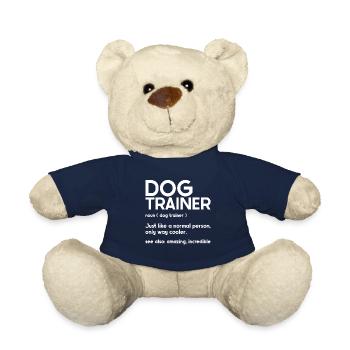 Hundetrainer Welpe Lustiges Haustier Training - Teddy - French Navy - Vorne