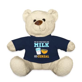 We Go Together Like Milk And Cereal Müsli Fan - Teddy - French Navy - Vorne