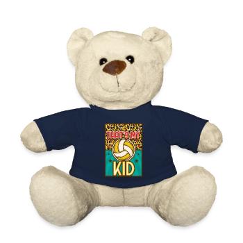 Volleyball Mom Volleyball Mom - Teddy Bear - french navy - Front