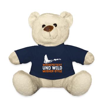 Musher Style Windgepeitscht und Wild Mushing - Teddy - French Navy - Vorne