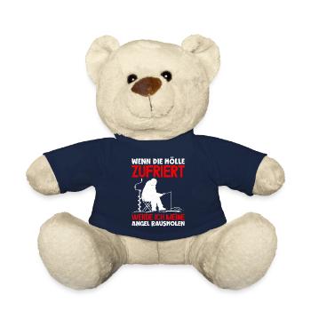 Eisfischen Wenn die Hölle Zufriert Eis Angler - Teddy - French Navy - Vorne