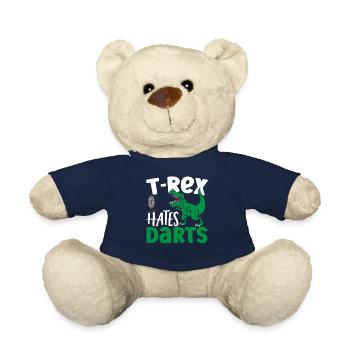 T-Rex hasst Darts T-Rex Dinosaurier-Liebhaber - Teddy - French Navy - Vorne