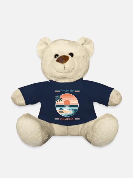 Besoin de vacances - Nounours - bleu marine