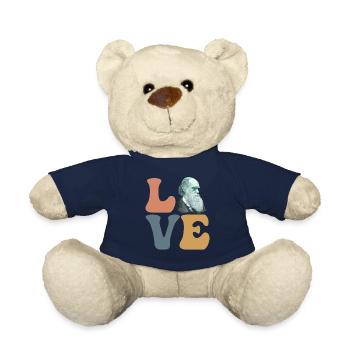 Charles Darwin Evolutionstheorie Atheist - Teddy - French Navy - Vorne