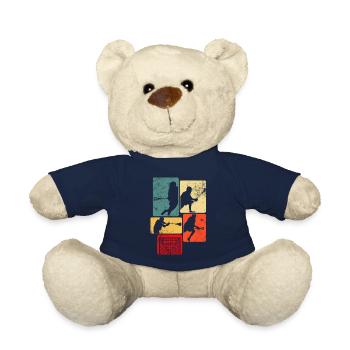 Lacrosse Torwart Lacrosse Handschuhe Kleben Locker - Teddy - French Navy - Vorne