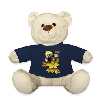 Josefine + Finn Herbst - Teddy - French Navy - Vorne