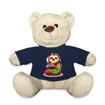 Paresseux câlin - Nounours - bleu marine - Devant