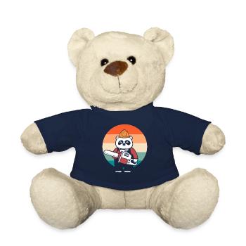 Panda -Kettensäge Baumarbeiter - Teddy - French Navy - Vorne