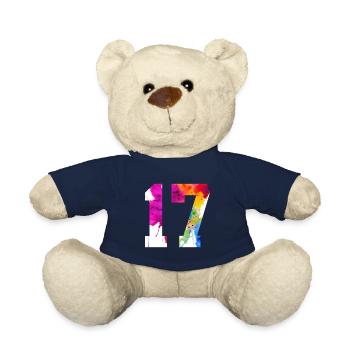 NUMMER 17 JAHRE ALT 17. GEBURTSTAG - Teddy - French Navy - Vorne