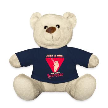 Lacrosse Girl Lax Girl Spieler Frauen - Teddy - French Navy - Vorne
