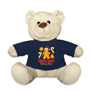 Backfans Christmas Baking Crew Cookies - Teddy Bear - french navy - Front