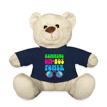 Fille garçon enfants 70 s 80 s 90 s Disco Costume tenue - Nounours - bleu marine - Devant