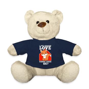 Fennec Fox Cute Fennec Foxes Fennec Animal - Teddy Bear - french navy - Front