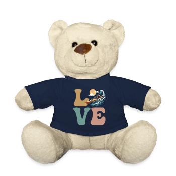 Kayak Kayaker - Teddy Bear - french navy - Front